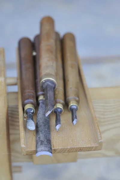 Drewniane narzędzia — Zdjęcie stockowe