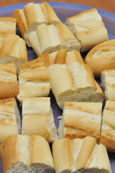 Pan rebanadas baguette — Foto de Stock