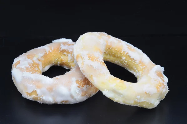 Donuts with sugar and anise — Stock Photo, Image