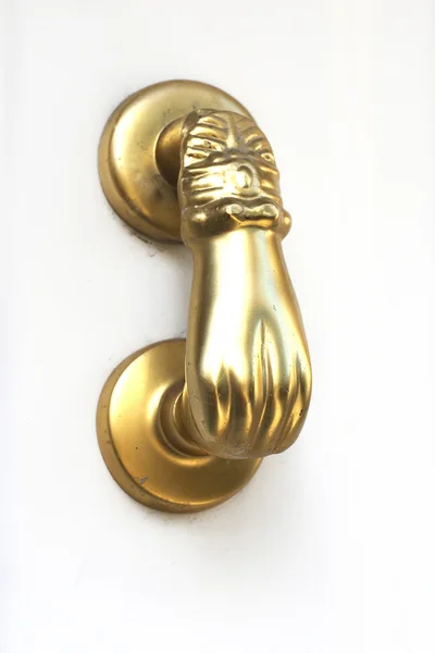 Hand deur knocker — Stockfoto