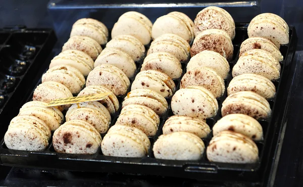 Macarons olika smaker. — Stockfoto