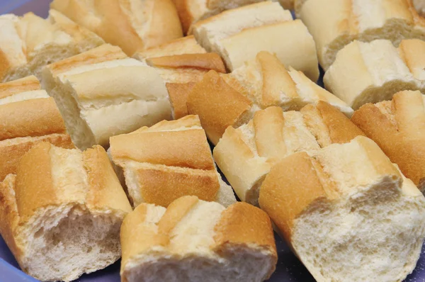 Багет ломтики хлеба — стоковое фото