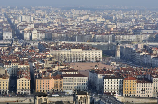 Pohled na lyon, Francie — Stock fotografie