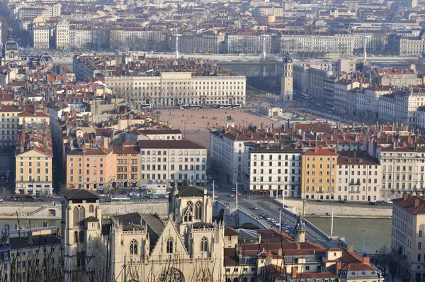 Pohled na lyon, Francie — Stock fotografie