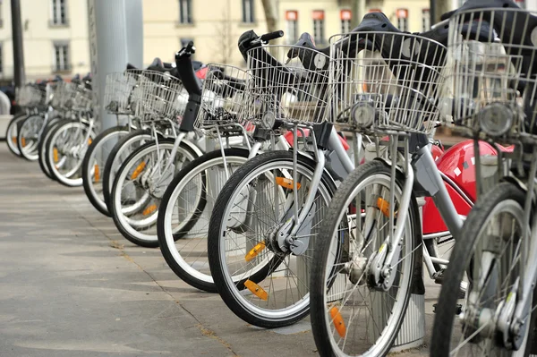Estacionamento de bicicleta — Fotografia de Stock