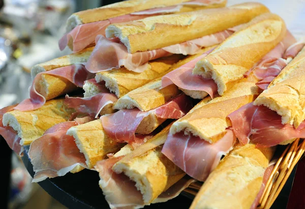 Sandwiches de jamón —  Fotos de Stock