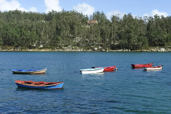 Σκάφη στη θάλασσα — Φωτογραφία Αρχείου