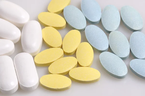 Assortment of pills and capsules — Stock Photo, Image