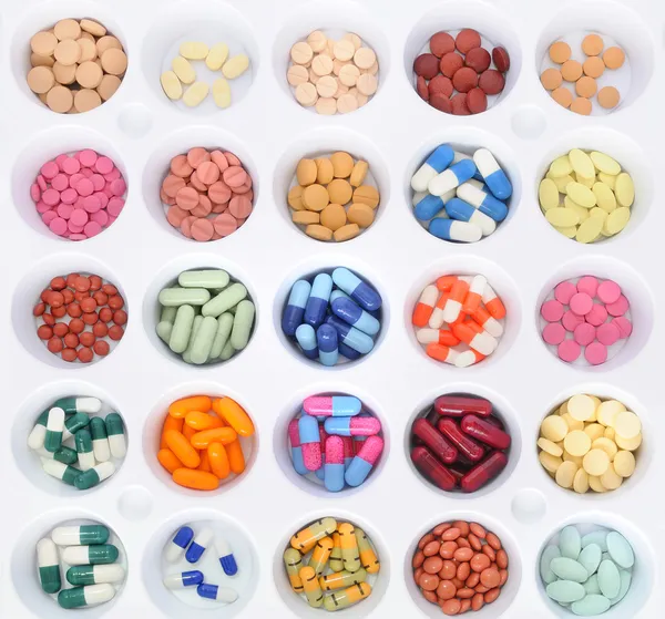 Pills, capsules and tablets — Stock Photo, Image