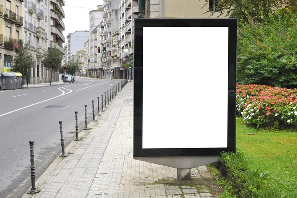 Panoráma prázdné billboard — Stock fotografie