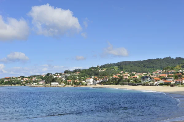 Landscape rural coastal rias baixas — Stock Photo, Image