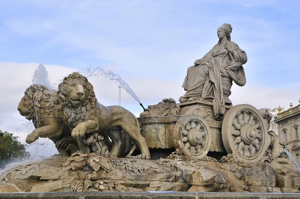 The symbol of Cibeles fountain — Stock Photo, Image