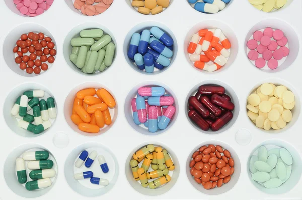 Pills, capsules and tablets — Stock Photo, Image