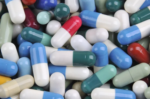 Assortment of pills and capsules — Stock Photo, Image