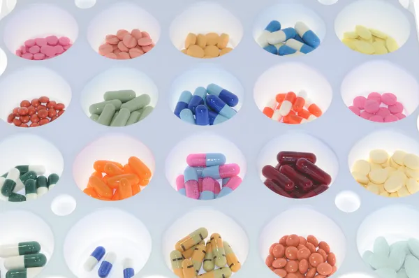 Pills, capsules and tablets — Stock Photo, Image