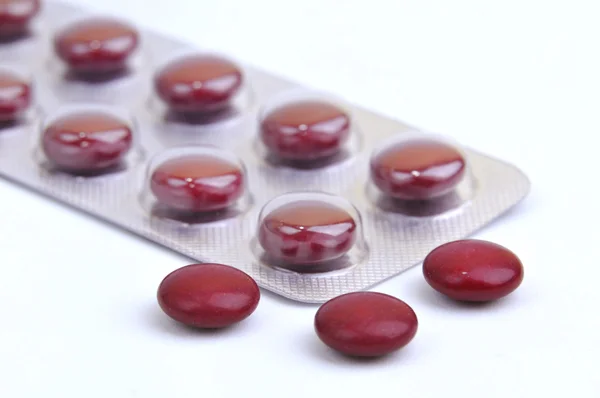 Assortment of pills and capsules — Stock Photo, Image