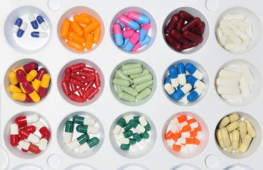Pills, capsules and tablets clipart