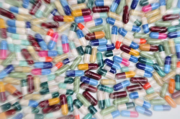 Assortment of pills and capsules — Stock Photo, Image