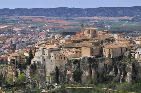 Vista del casco antiguo de Cuenca monumental — Foto de Stock