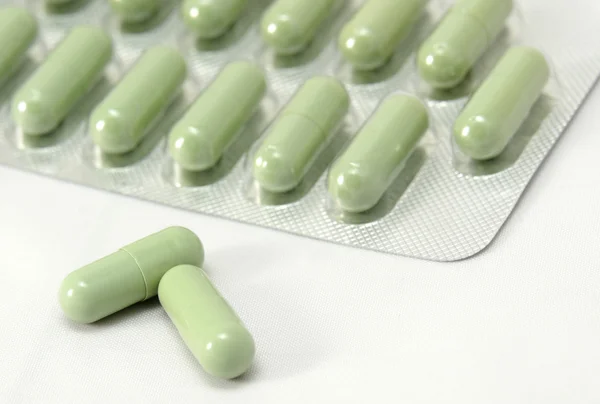 Pillole e farmaci a colori — Foto Stock