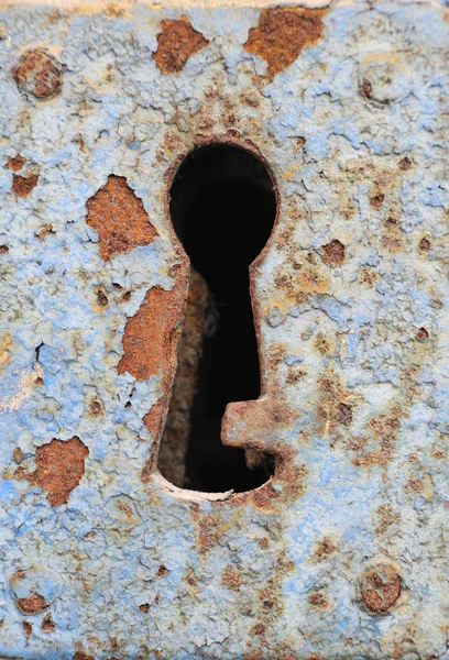 Iron keyhole — Stock Photo, Image