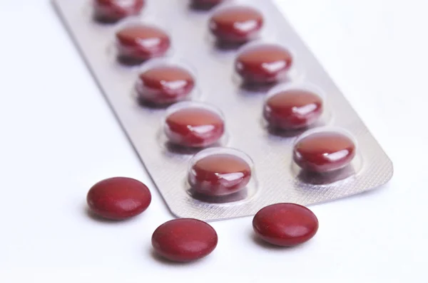 Assortment of pills and capsules — Stock Photo, Image