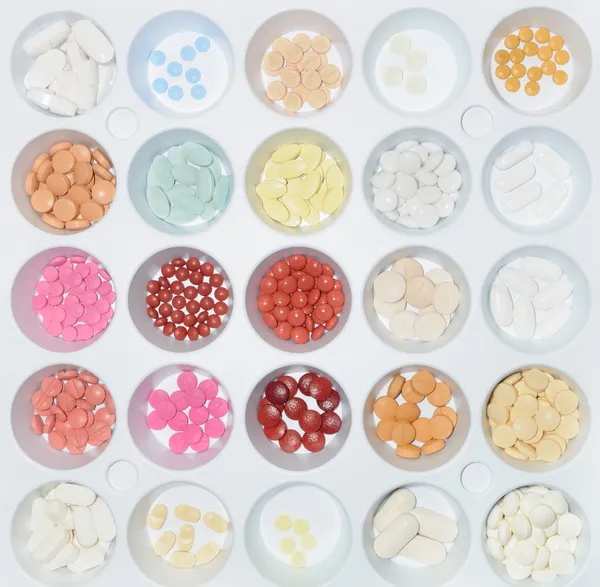 Pills, capsules and tablets — Stock Photo, Image