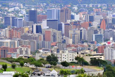 Viewpoint on Caracas city clipart
