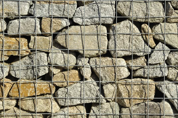 Background granite retaining wall