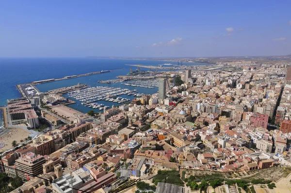 Vista aérea del castillo de la ciudad — Foto de Stock