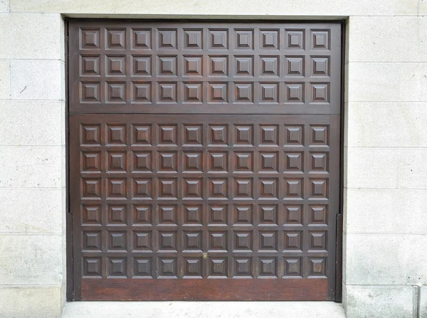 Drzwi wzór kwadratowy — Zdjęcie stockowe