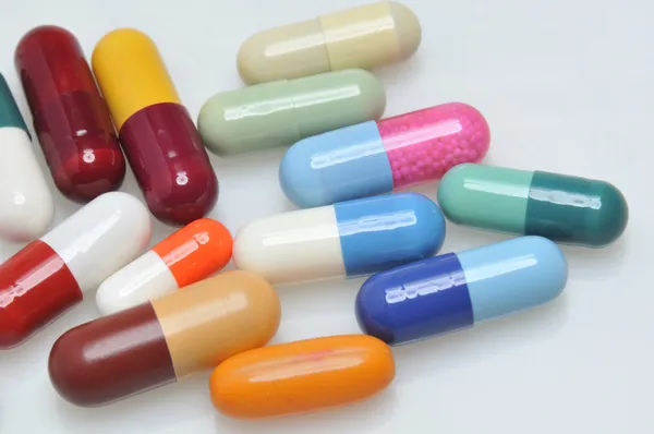 Assortment of pills and capsules — Stock Photo, Image