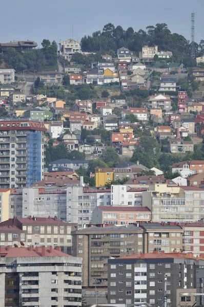 Översikt över vigo — Stockfoto