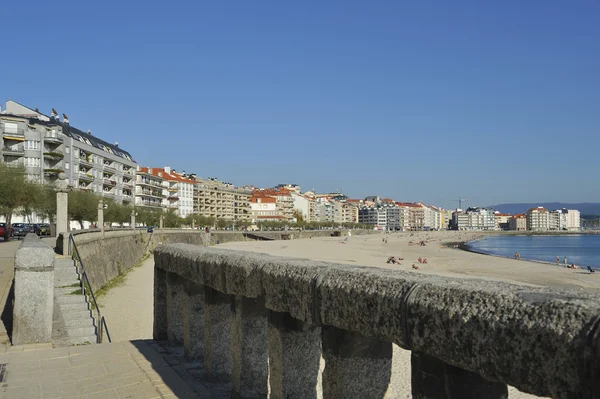 Paisaje rural rias baixas costeras — Foto de Stock