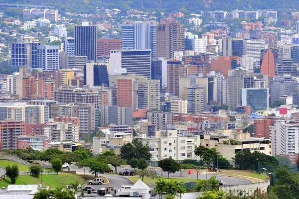 Погляд на місто Каракас Стокове Фото