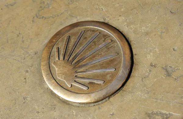 Le symbole du Camino de Santiago — Photo