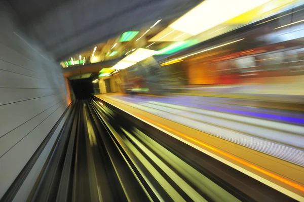 Speed subway tunnels — Stock Photo, Image