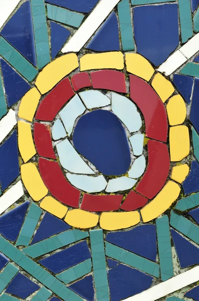 Bakgrunden dekorerad med cirklar — Stockfoto