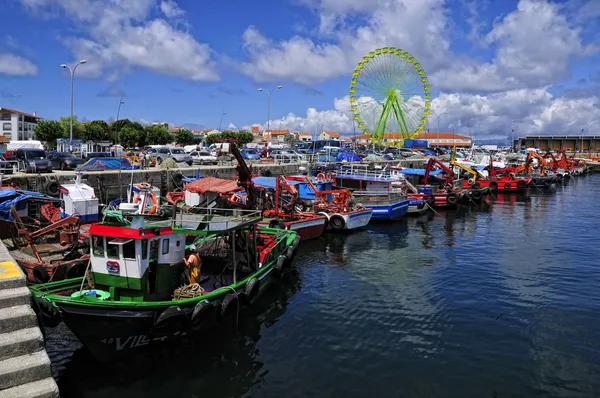 庞特维德拉渔港 — 图库照片