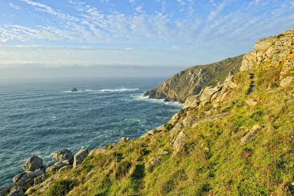 Cliff galicijské pobřeží — Stock fotografie