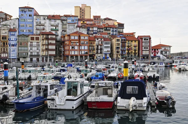 Zobrazení města Bermeo — Stock fotografie