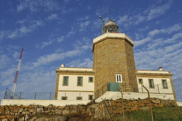 Famous Finisterre lighthouse — Stock Photo, Image