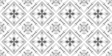 Antika desenli oryantal kart ve örtülü arka plan