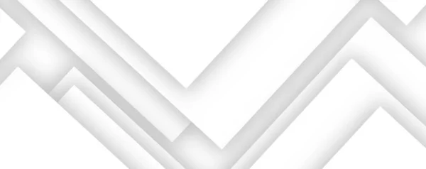 White Geometric Background Created Layers Illustration — 图库照片