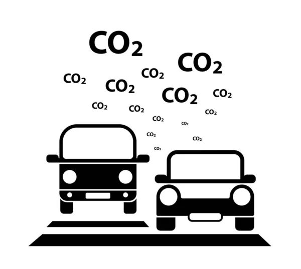 気候変動を防ぐためにCo2排出量を削減する グリーンエネルギーの背景 — ストックベクタ