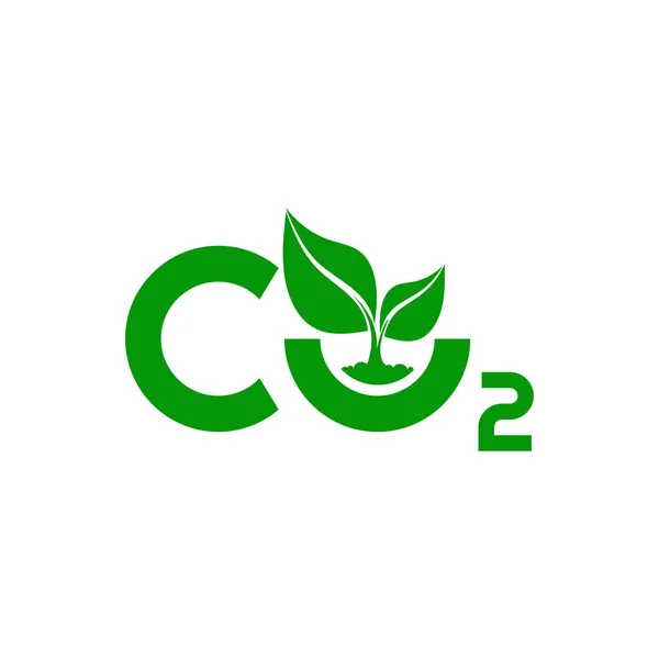 Zmniejszenie Emisji Co2 Celu Powstrzymania Zmian Klimatu Tło Zielonej Energii — Wektor stockowy