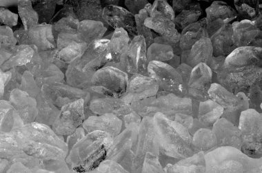 Yeraltı değerli taş ve mineralleri yakın plan