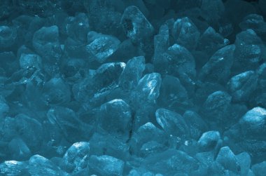 Yeraltı değerli taş ve mineralleri yakın plan