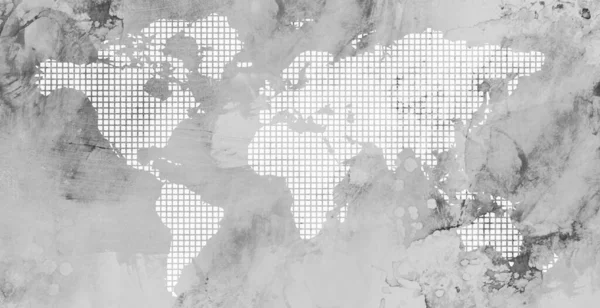 Mapa Mundo Fundo Fresco — Fotografia de Stock
