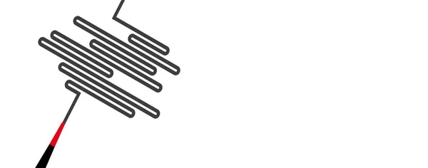 Aardbeving Achtergrond Seismogram Voor Seismische Meting — Stockvector